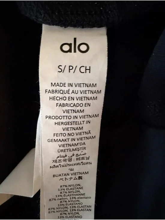 ALO Yoga Black High-Waist Bike Shorts Size S - Picture 2 of 8